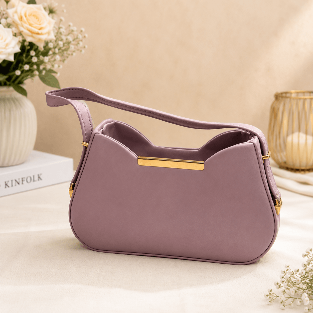 Love You Sis Premium Gift Hamper with Handbag, Watch, Wallet & Flowers