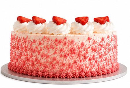 Strawberry Bliss Anniversary Cake