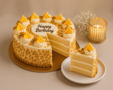 Sunflower Bouquet with Butterscotch Cake