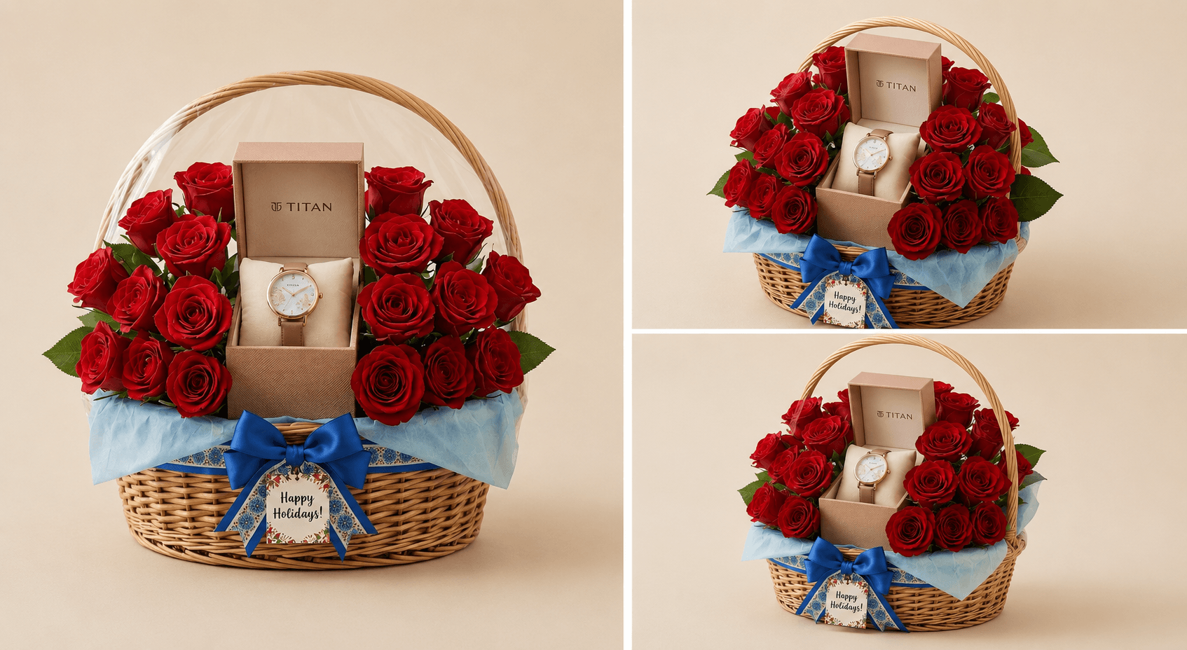 Timeless Love Titan Rose Gift Basket