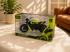 Die-Cast Metal Racer Motorcycle – Green