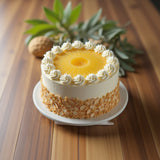 Tropical Pineapple Delight Cream Cake