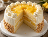 Tropical Pineapple Delight Cream Cake