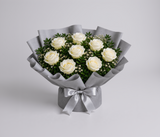 White Roses & Chocolate Congratulations Combo