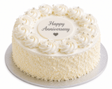 White Roses & White Forest Anniversary Celebration Combo