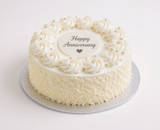 White Roses & White Forest Anniversary Celebration Combo