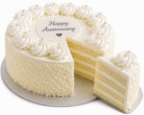 White Roses & White Forest Anniversary Celebration Combo