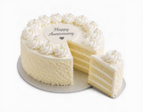 White Roses & White Forest Anniversary Celebration Combo