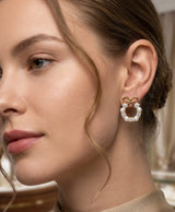 Liora Bow Pearl Drop Earrings