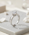 Radiant Solitaire Adjustable Ring