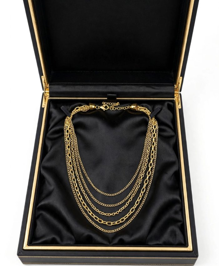 Celestia Multi-Layered Chain Necklace