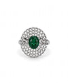 Verdelle Radiant Green Cluster Ring