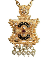 Rajwada Heritage Beaded Pendant Jewellery Set