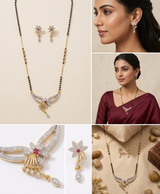 Saanjh Floral Cascade Mangalsutra Set