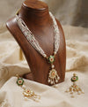 Pearl Floral Multistrand Jewellery Set