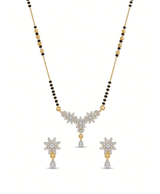 Elowen Floral Sparkle Mangalsutra Set