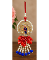 Royal Peacock Pearl Designer Lumba Rakhi