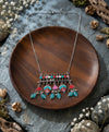 Colourful Tribal Charm Necklace