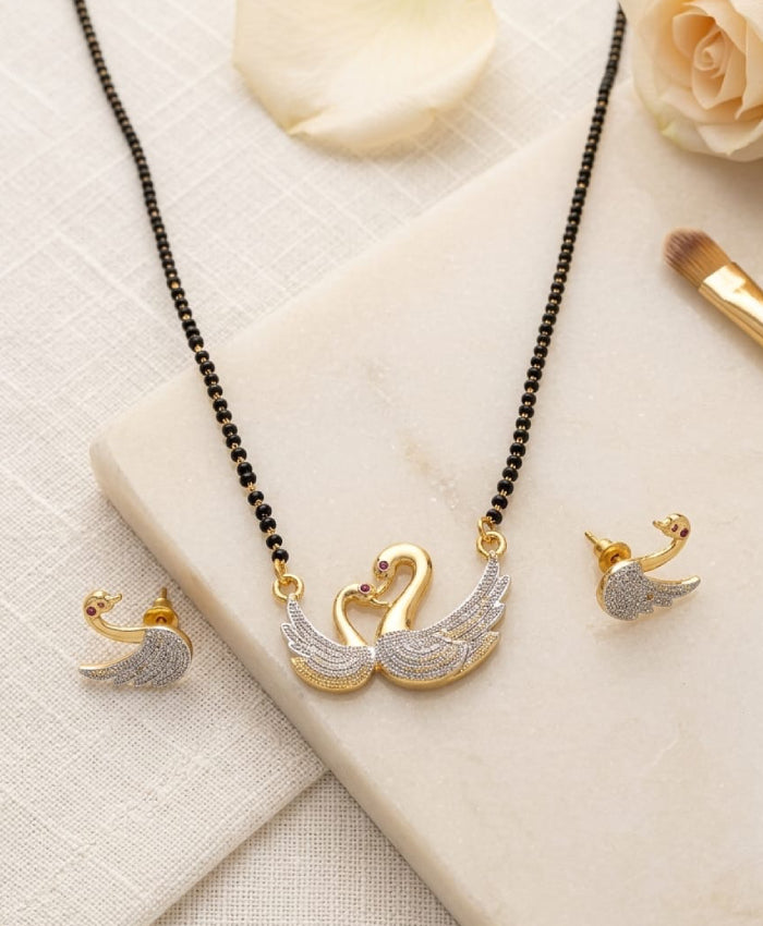 Swan Serenity Mangalsutra Set