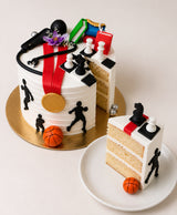 Multi-Hobby Doctor & Athlete Custom Theme Cake