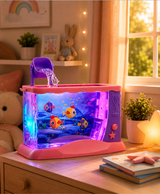 AquaGlow Interactive LED Fish Tank
