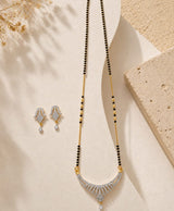 Noir Crescent Sparkle Mangalsutra Set