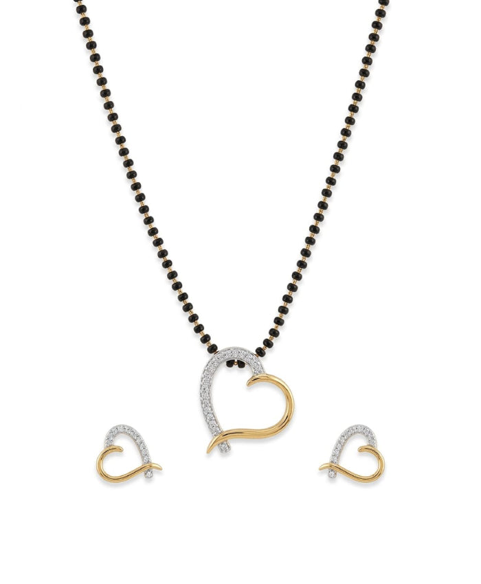 Heartline Elegance Mangalsutra Set