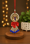 Royal Peacock Pearl Designer Lumba Rakhi