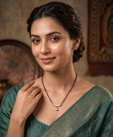 Radiant Crystal Curve Mangalsutra