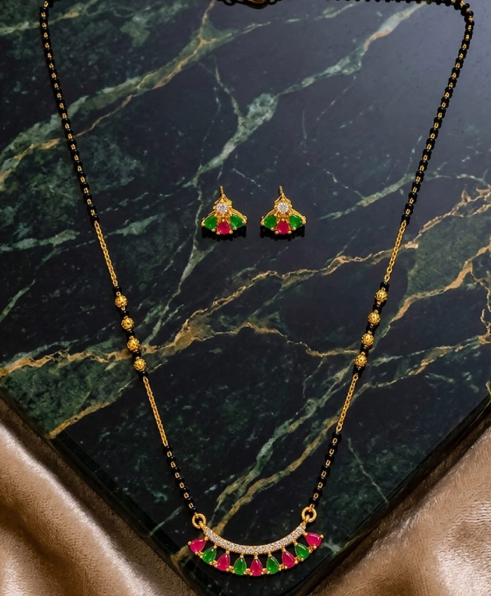 Meherika Rangoli Mangalsutra Jewellery Set