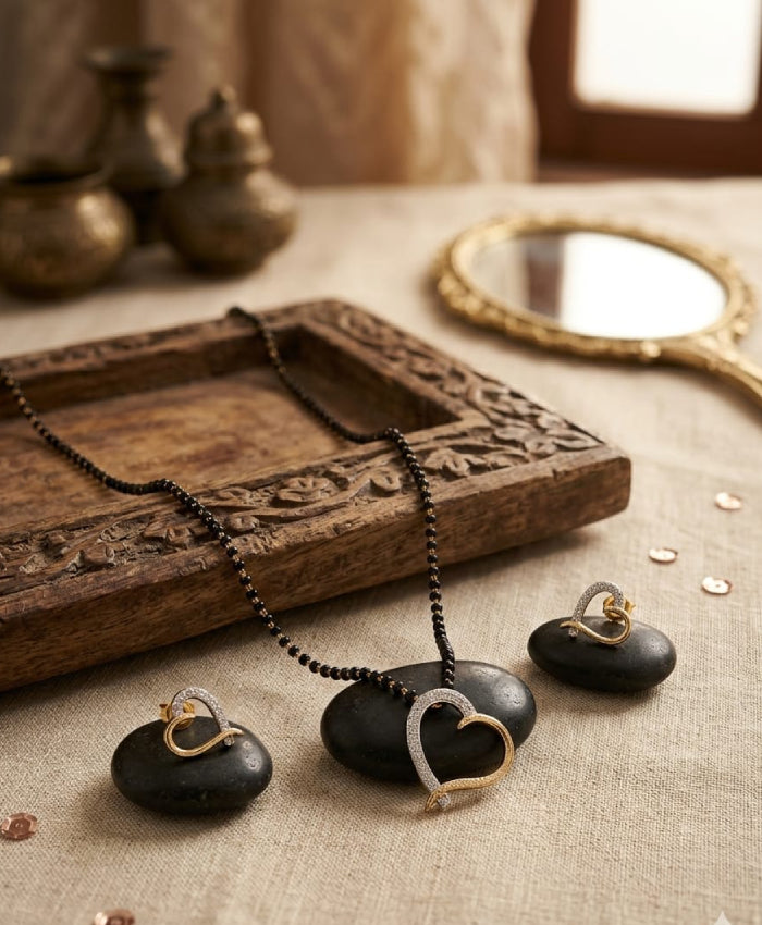 Heartline Elegance Mangalsutra Set