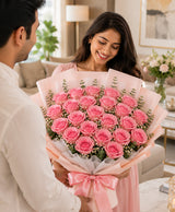 Forever Pink Roses Bouquet