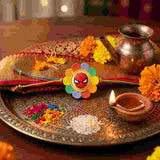 Spider-Man Rainbow Flower Kids Rakhi