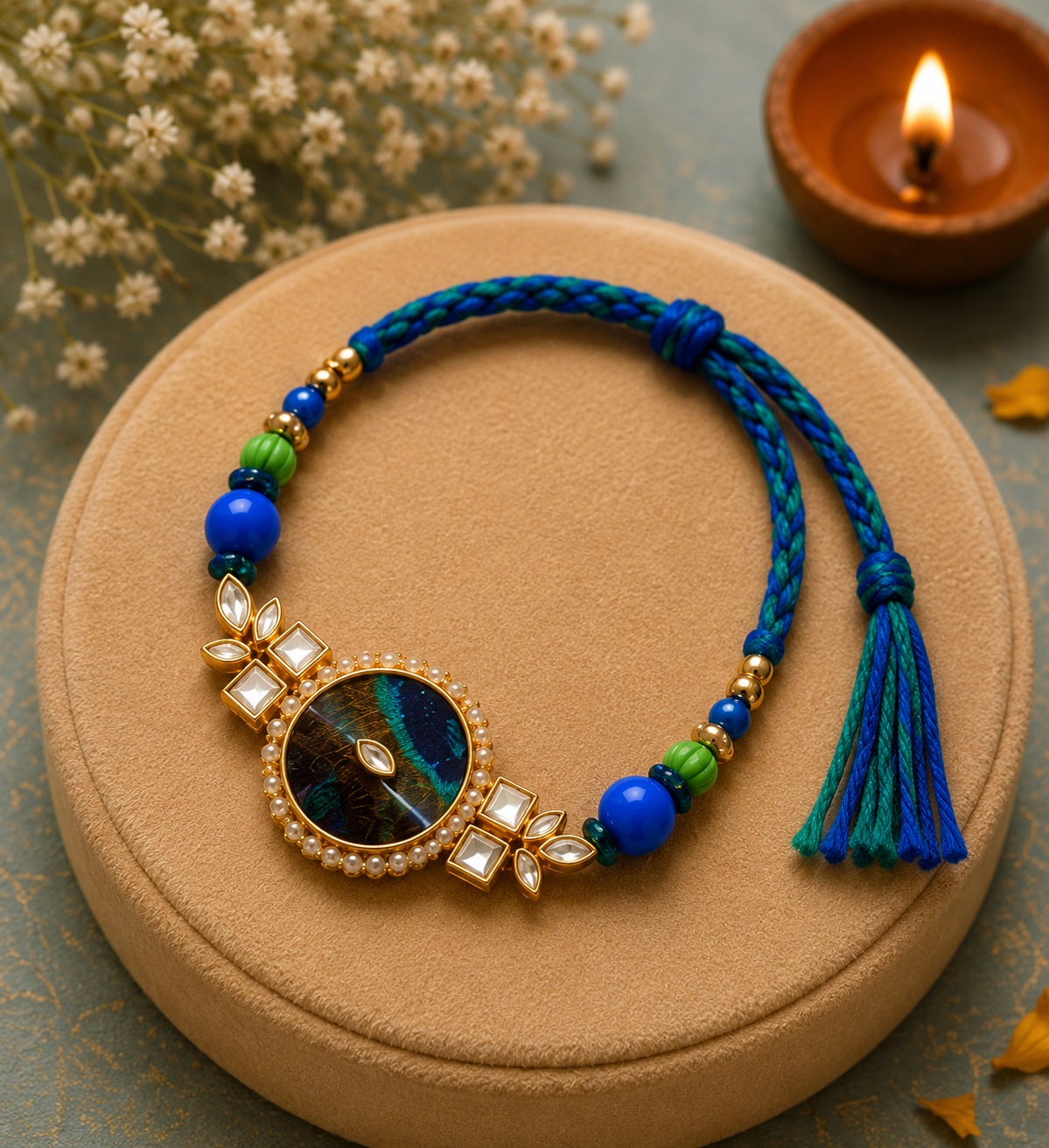 Peacock Eye Designer Rakhi