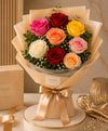8 Mixed Rose Bouquet