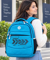 AeroTrack Blue Everyday School Backpack
