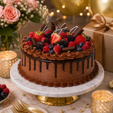 Belgian Chocolate Mixed Berries Eggless Cake 500g