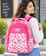 Blossom Bliss Pink Floral School & Everyday Backpack