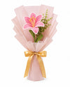 Blush Crochet Lily Charm