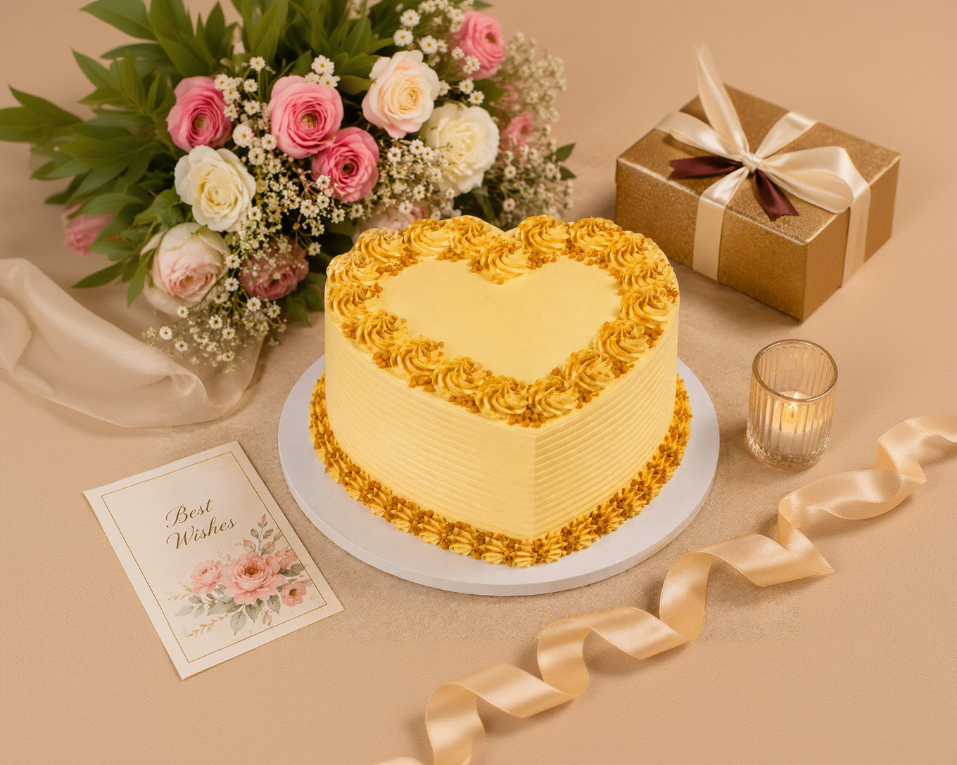 Butterscotch Bliss Cream Cake