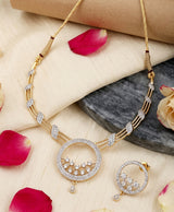 Celestia Circle Charm Jewellery Set