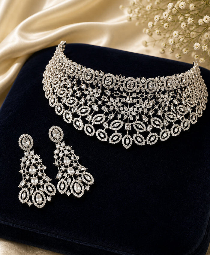 Celestial Filigree Bloom Choker Set