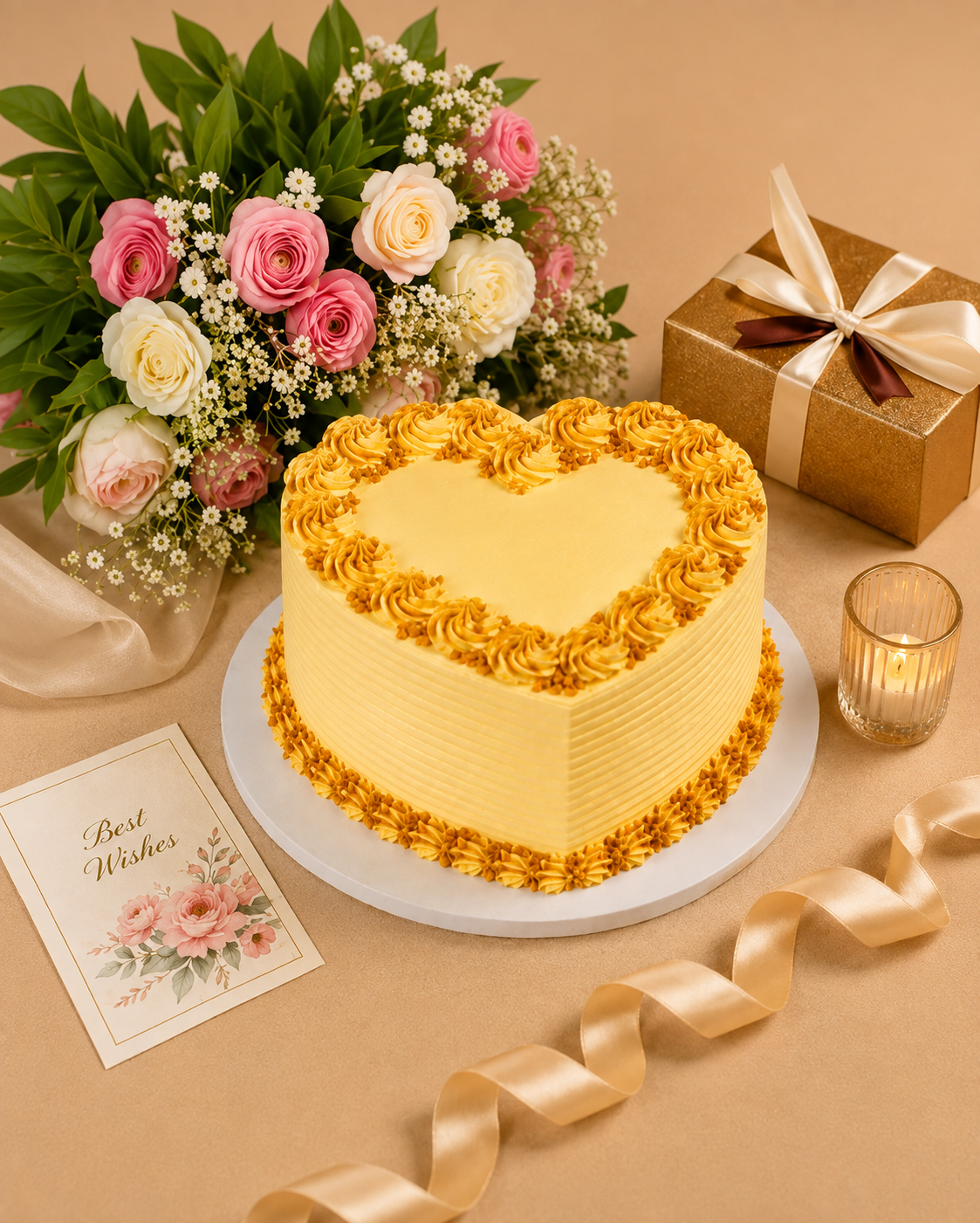 Butterscotch Bliss Cream Cake