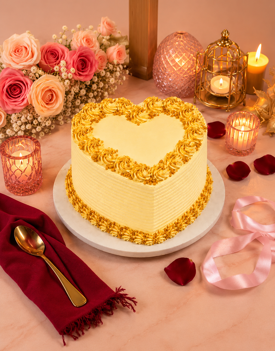 Butterscotch Bliss Cream Cake