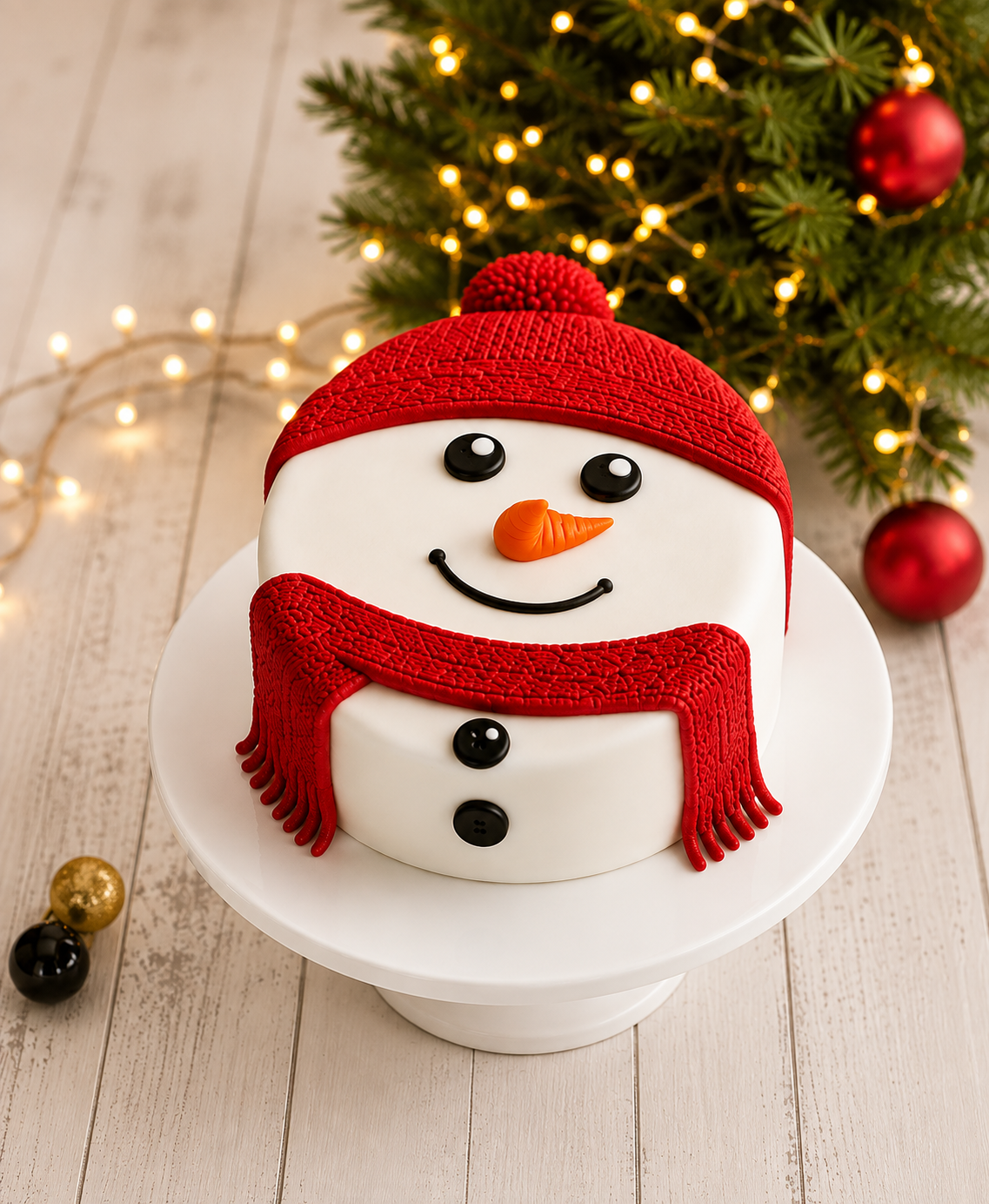 Snowman Winter Wonderland Designer Cake