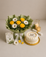 Congratulations Floral & Vanilla Celebration Combo