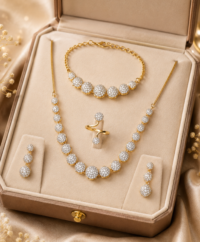 Celeste Round Radiance Jewellery Set