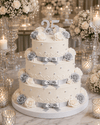 Silver Anniversary Cake