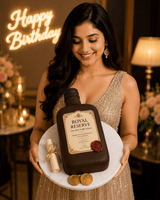 Royal Reserve Chocolate Truffle Bottle Cake