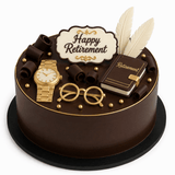 Chocolate Retirement Cake